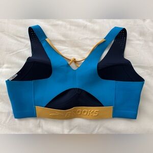 Brooks Blue and Yellow Women's Sports Bra